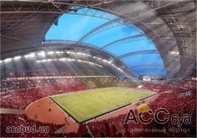 Спортивный комплекс с раздвижной крышей в Сингапуре