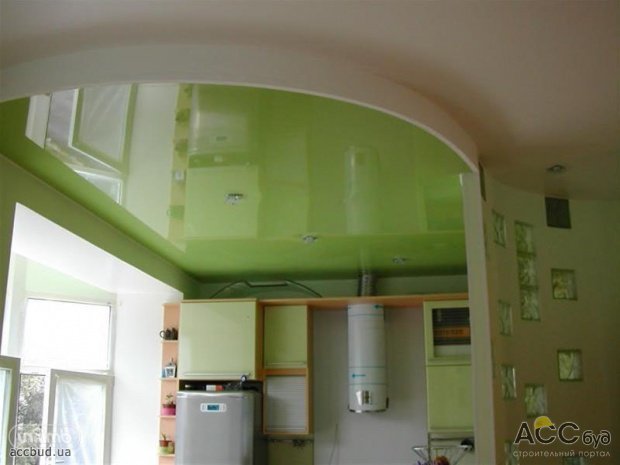 подвесные потолки из гипсокартона фото на кухне